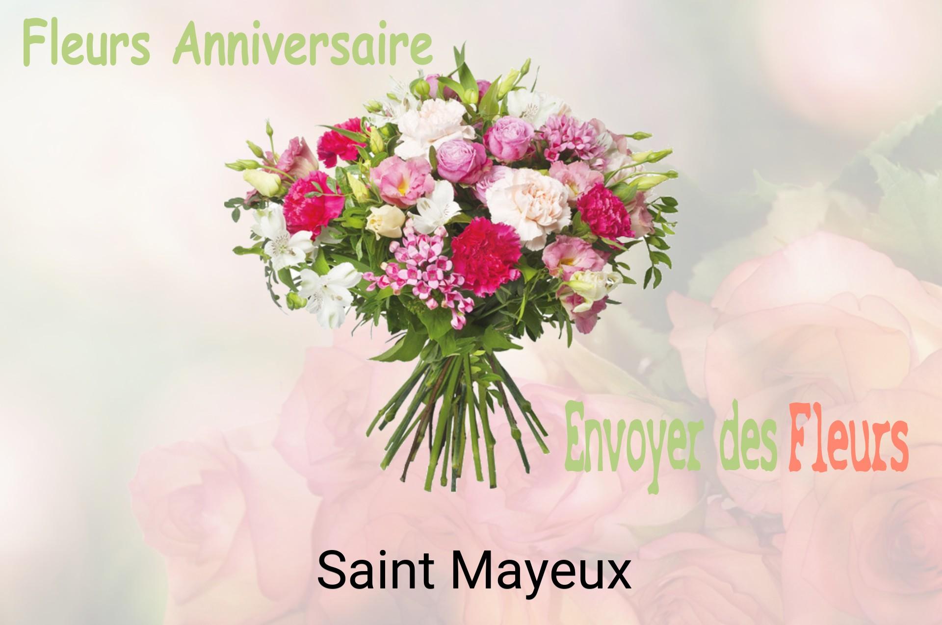 Bouquet de fleurs d’anniversaire livré à Saint-Mayeux