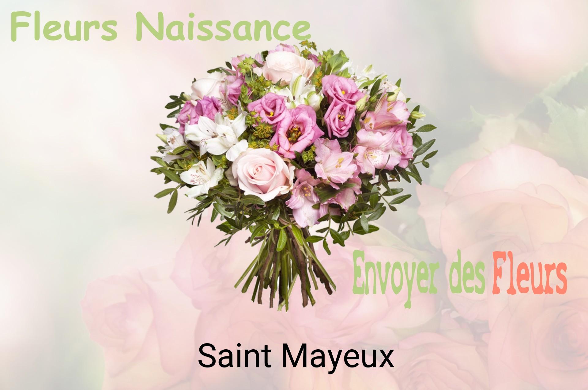 Bouquet de fleurs de naissance livré à Saint-Mayeux